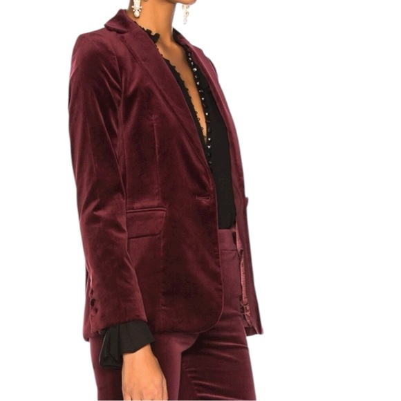 Frame • Velvet Classic Blazer Pinot - Picture 12 of 16